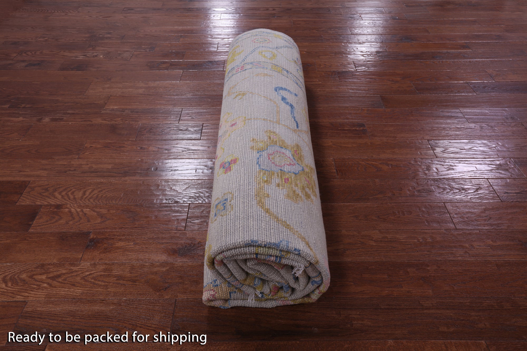 Turkish Oushak Hand Knotted Wool Rug - 8' 9" X 12' 2" - Golden Nile