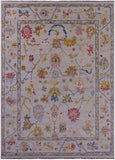 Turkish Oushak Hand Knotted Wool Rug - 8' 9" X 12' 2" - Golden Nile