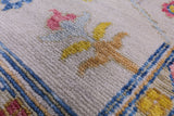 Turkish Oushak Hand Knotted Wool Rug - 8' 9" X 12' 2" - Golden Nile