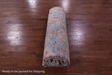 Grey Turkish Oushak Hand Knotted Wool Rug - 8' 11" X 11' 8" - Golden Nile