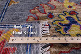 Grey Turkish Oushak Hand Knotted Wool Rug - 8' 1" X 9' 11" - Golden Nile