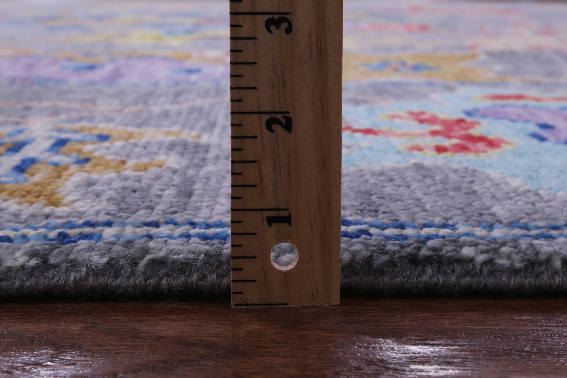 Grey Turkish Oushak Hand Knotted Wool Rug - 8' 1" X 9' 11" - Golden Nile