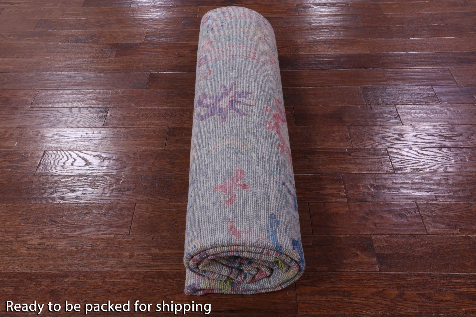 Grey Turkish Oushak Hand Knotted Wool Rug - 8' 3" X 10' 2" - Golden Nile