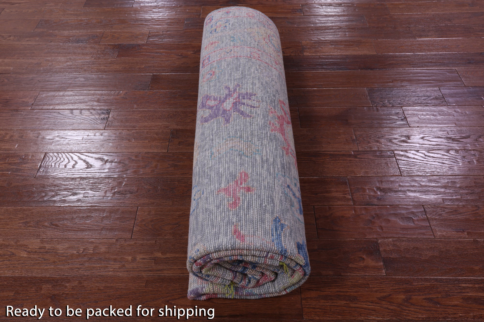 Grey Turkish Oushak Hand Knotted Wool Rug - 8' 3" X 10' 2" - Golden Nile