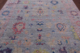 Grey Turkish Oushak Hand Knotted Wool Rug - 8' 3" X 10' 2" - Golden Nile