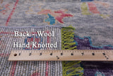 Grey Turkish Oushak Hand Knotted Wool Rug - 8' 3" X 10' 2" - Golden Nile