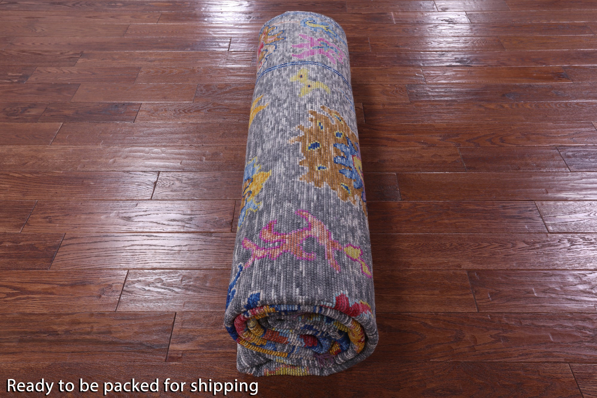 Grey Turkish Oushak Hand Knotted Wool Rug - 8' 4" X 10' 1" - Golden Nile