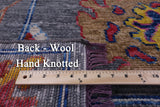 Grey Turkish Oushak Hand Knotted Wool Rug - 8' 4" X 10' 1" - Golden Nile