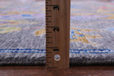 Grey Turkish Oushak Hand Knotted Wool Rug - 8' 4" X 10' 1" - Golden Nile