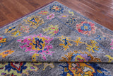 Grey Turkish Oushak Hand Knotted Wool Rug - 8' 4" X 10' 1" - Golden Nile