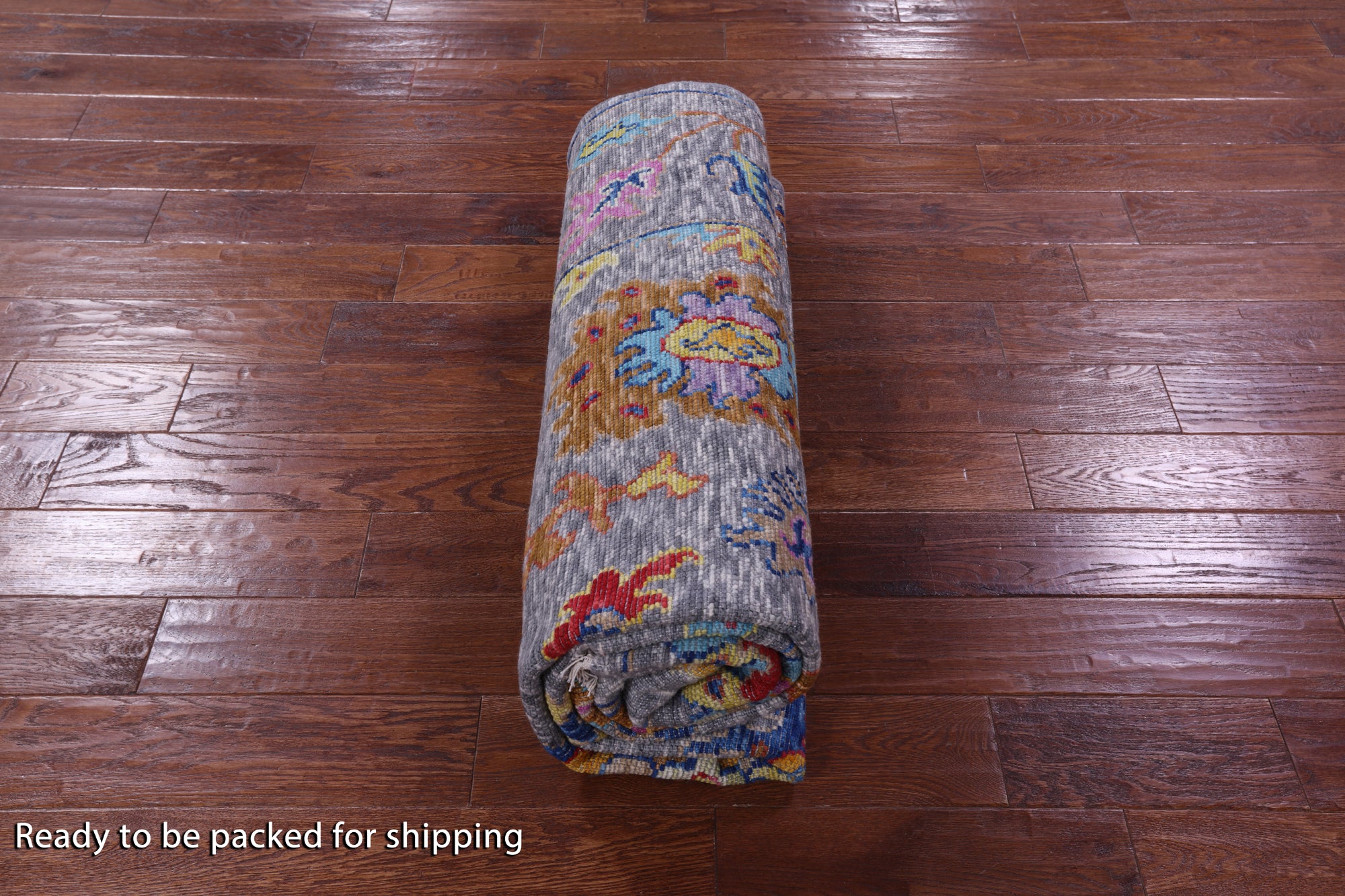 Grey Turkish Oushak Hand Knotted Wool Rug - 6' 2" X 9' 0" - Golden Nile