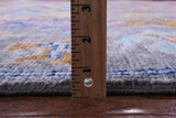 Grey Turkish Oushak Hand Knotted Wool Rug - 8' 3" X 9' 11" - Golden Nile