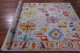 Grey Turkish Oushak Handmade Wool Rug - 6' 0" X 8' 9" - Golden Nile