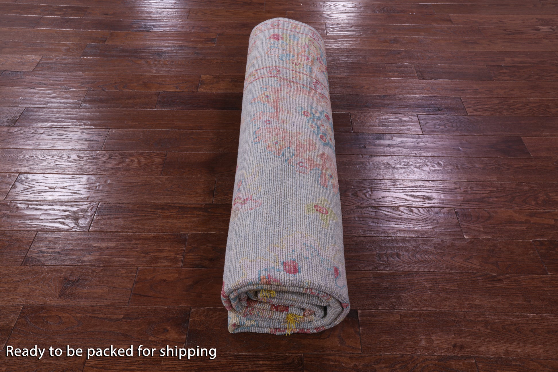 Blue Turkish Oushak Hand Knotted Wool Rug - 8' 5" X 10' 5" - Golden Nile
