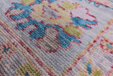 Blue Turkish Oushak Hand Knotted Wool Rug - 8' 5" X 10' 5" - Golden Nile