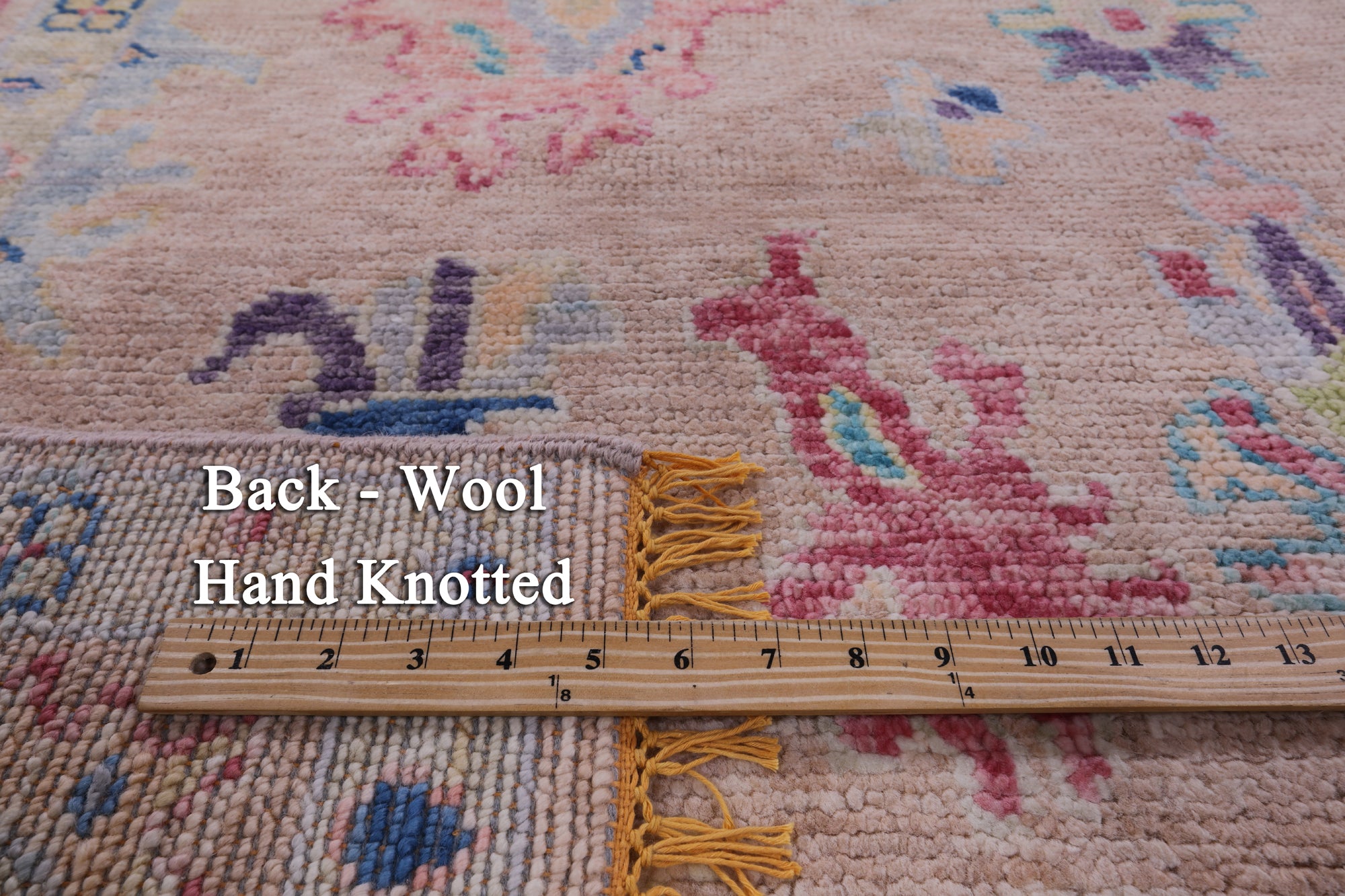 Turkish Oushak Hand Knotted Wool Rug - 5' 11" X 9' 0" - Golden Nile
