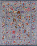 Grey Turkish Oushak Handmade Wool Rug - 8' 1" X 10' 0" - Golden Nile