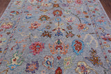 Grey Turkish Oushak Handmade Wool Rug - 8' 1" X 10' 0" - Golden Nile