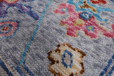 Grey Turkish Oushak Handmade Wool Rug - 8' 1" X 10' 0" - Golden Nile