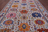 Grey Turkish Oushak Hand Knotted Wool Rug - 10' 2" X 13' 11" - Golden Nile