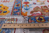 Grey Turkish Oushak Hand Knotted Wool Rug - 10' 2" X 13' 11" - Golden Nile