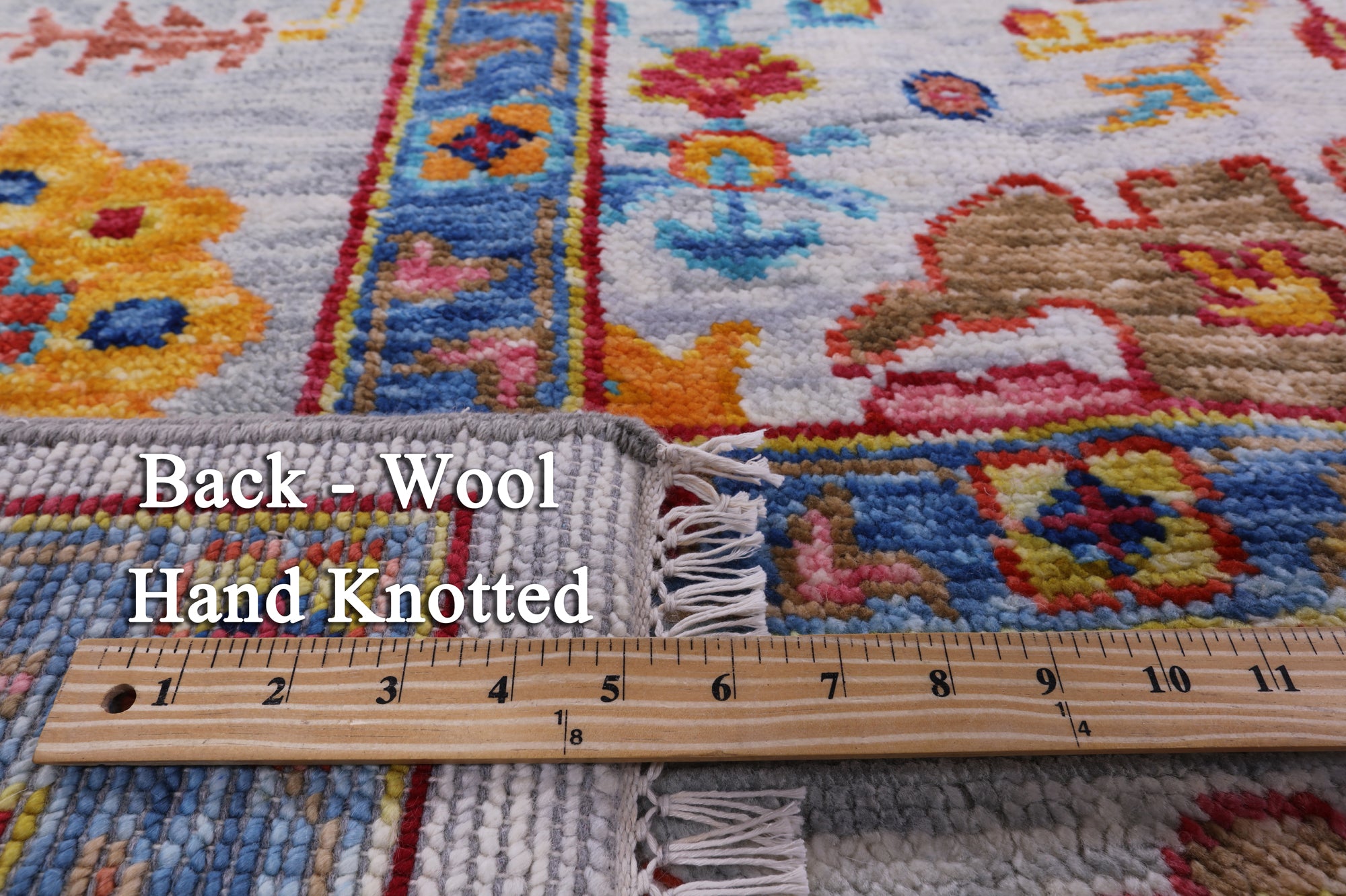 Grey Turkish Oushak Hand Knotted Wool Rug - 10' 2" X 13' 11" - Golden Nile