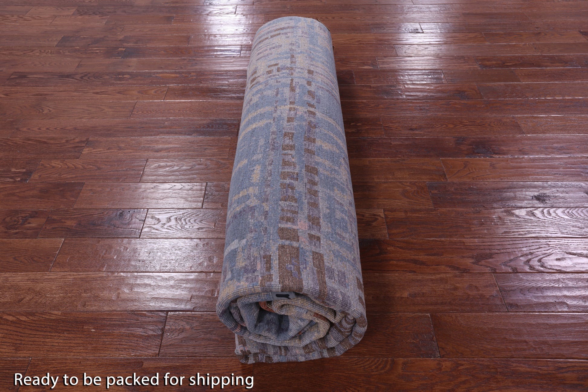 Abstract Contemporary Hand Knotted Wool & Silk Rug - 9' 0" X 12' 1" - Golden Nile