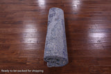 Abstract Contemporary Hand Knotted Wool & Silk Rug - 7' 11" X 10' 2" - Golden Nile
