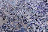 Abstract Contemporary Hand Knotted Wool & Silk Rug - 7' 11" X 10' 2" - Golden Nile