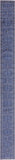Blue Persian Nain Hand Knotted Wool & Silk Runner Rug - 2' 9" X 31' 10" - Golden Nile