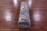 Abstract Modern Hand Knotted Wool & Silk Rug - 9' 1" X 12' 0" - Golden Nile