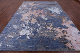 Contemporary Hand Knotted Wool & Silk Rug - 9' 0" X 11' 11" - Golden Nile