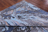 Contemporary Hand Knotted Wool & Silk Rug - 8' 0" X 10' 1" - Golden Nile