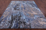 Contemporary Hand Knotted Wool & Silk Rug - 8' 0" X 10' 1" - Golden Nile