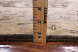 Brown Turkish Oushak Hand Knotted Wool Area Rug - 7' 11" X 10' 0" - Golden Nile