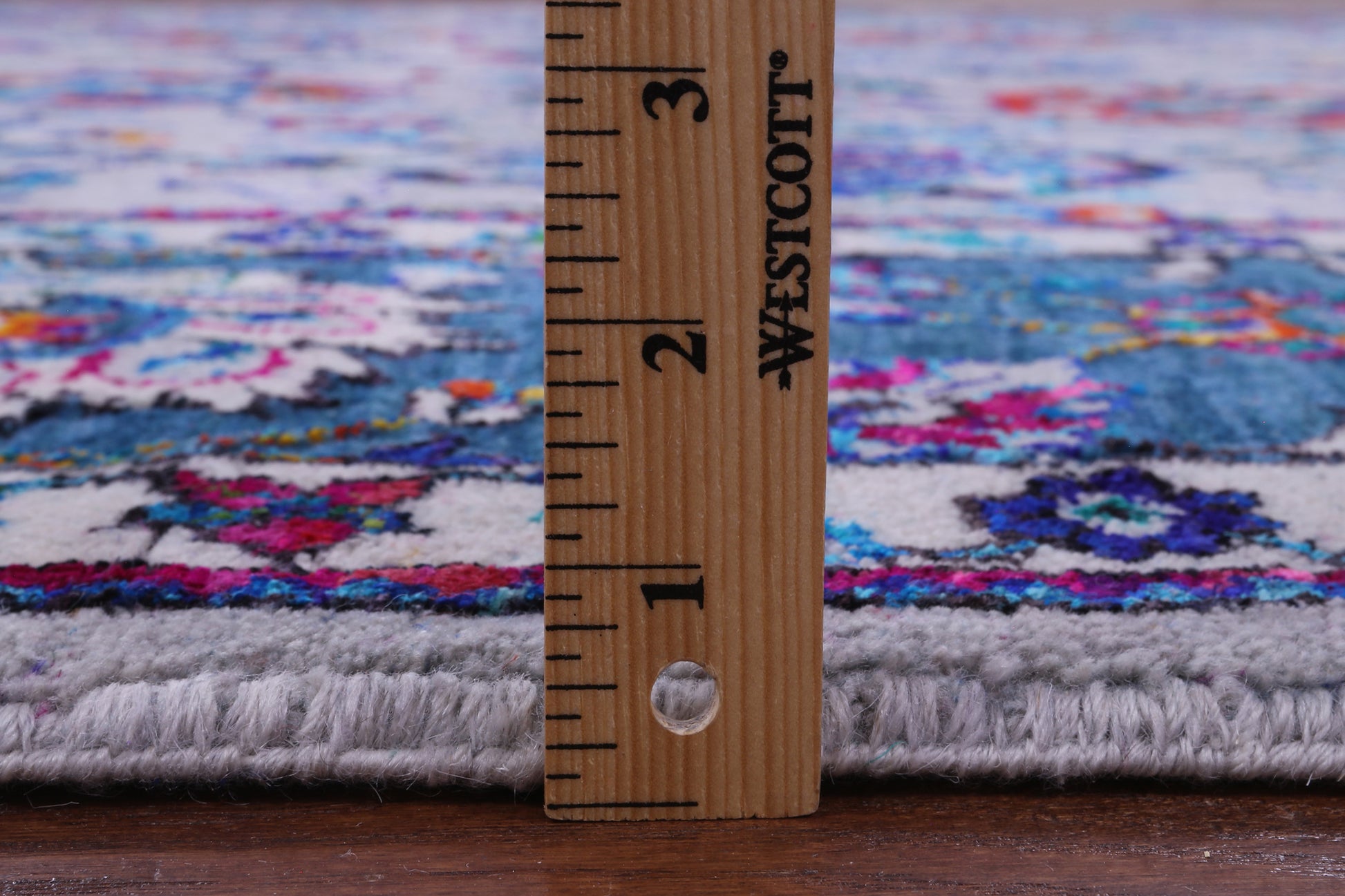 Grey Persian Hand Knotted Wool & Silk Rug - 9' 0" X 12' 2" - Golden Nile