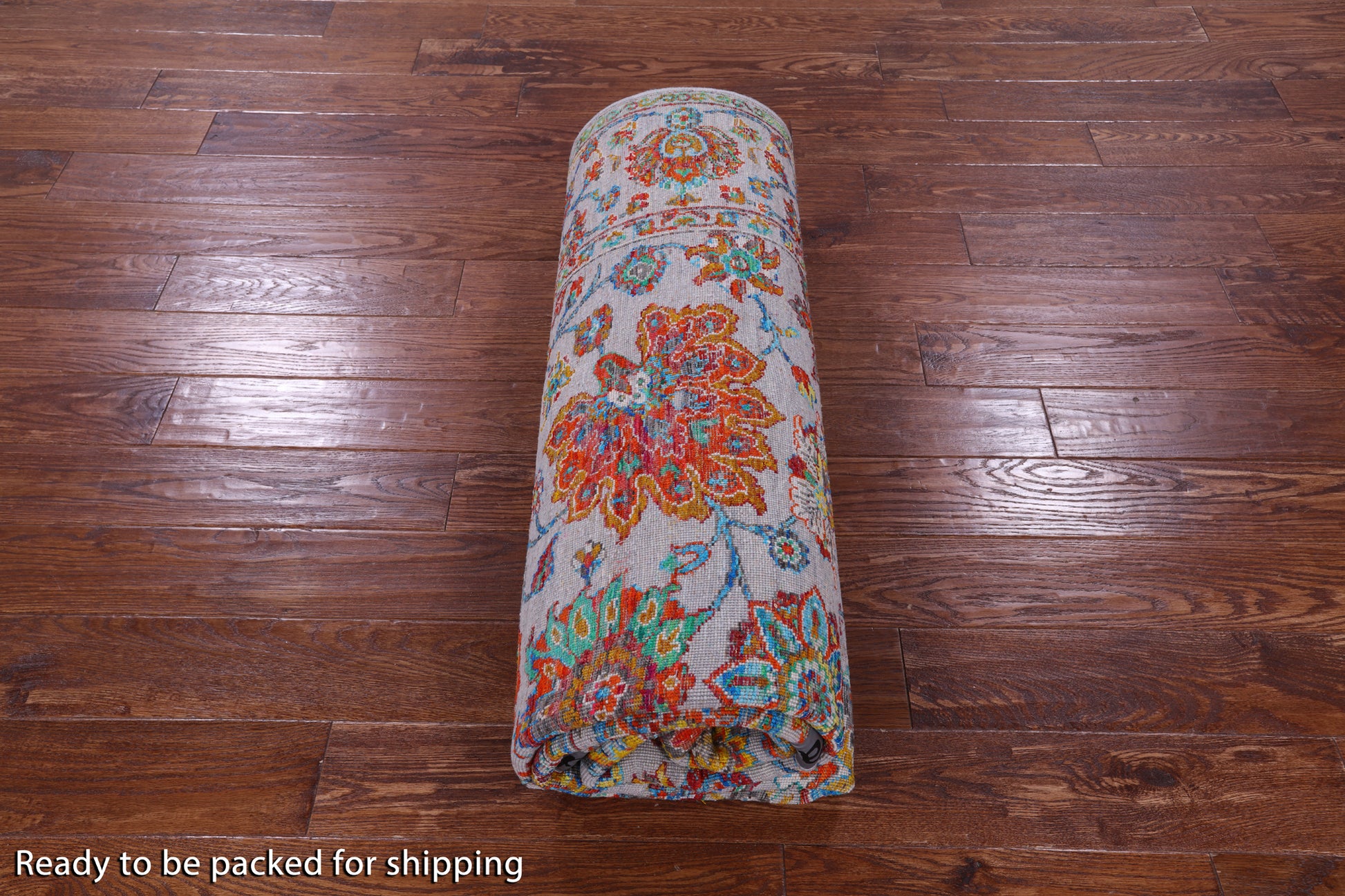Grey Persian Hand Knotted Wool & Silk Rug - 6' 3" X 9' 1" - Golden Nile