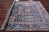 Grey Turkish Oushak Handmade Wool Rug - 8' 1" X 10' 0" - Golden Nile