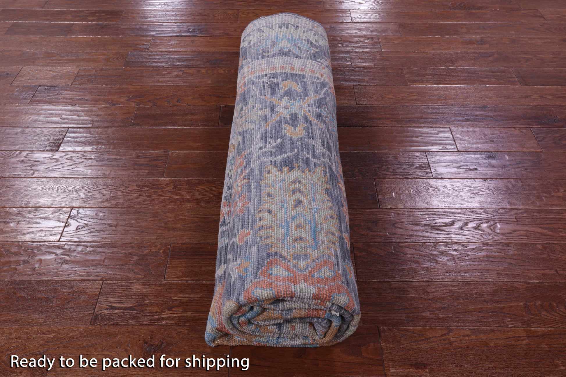 Grey Turkish Oushak Handmade Wool Rug - 8' 1" X 10' 0" - Golden Nile