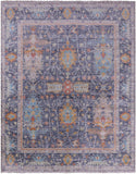 Grey Turkish Oushak Handmade Wool Rug - 8' 1" X 10' 0" - Golden Nile