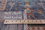 Grey Turkish Oushak Handmade Wool Rug - 8' 1" X 10' 0" - Golden Nile