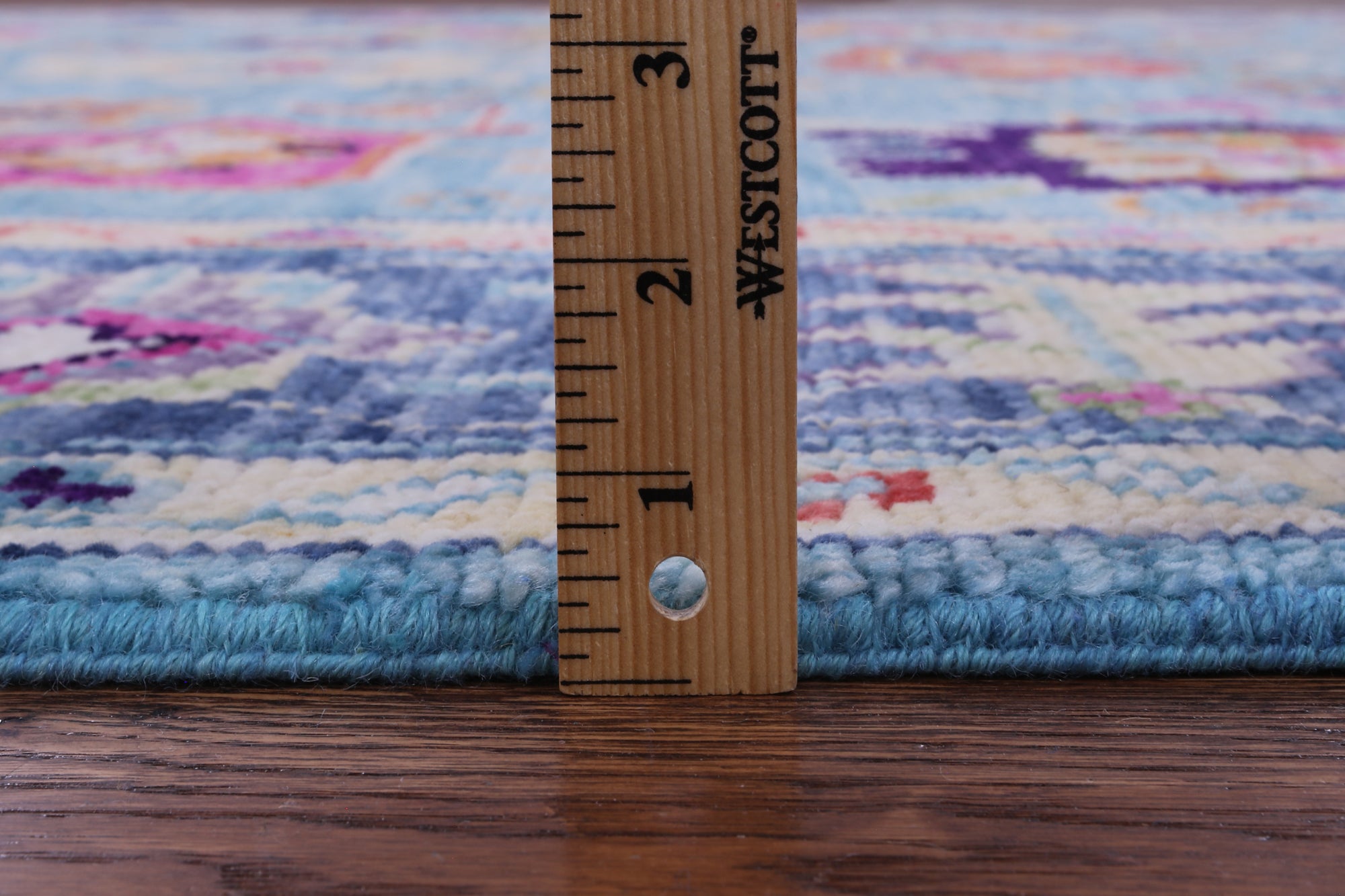 Blue Turkish Oushak Handmade Wool Rug - 8' 4" X 10' 6" - Golden Nile