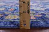 Blue Turkish Oushak Hand Knotted Wool Rug - 9' 2" X 12' 1" - Golden Nile