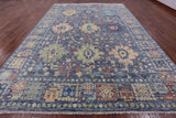 Grey Turkish Oushak Hand Knotted Wool Rug - 10' 1" X 13' 10" - Golden Nile