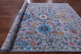 Grey Turkish Oushak Handmade Wool Rug - 9' 1" X 12' 7" - Golden Nile