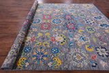 Grey Turkish Oushak Hand Knotted Wool Rug - 10' 4" X 14' 3" - Golden Nile