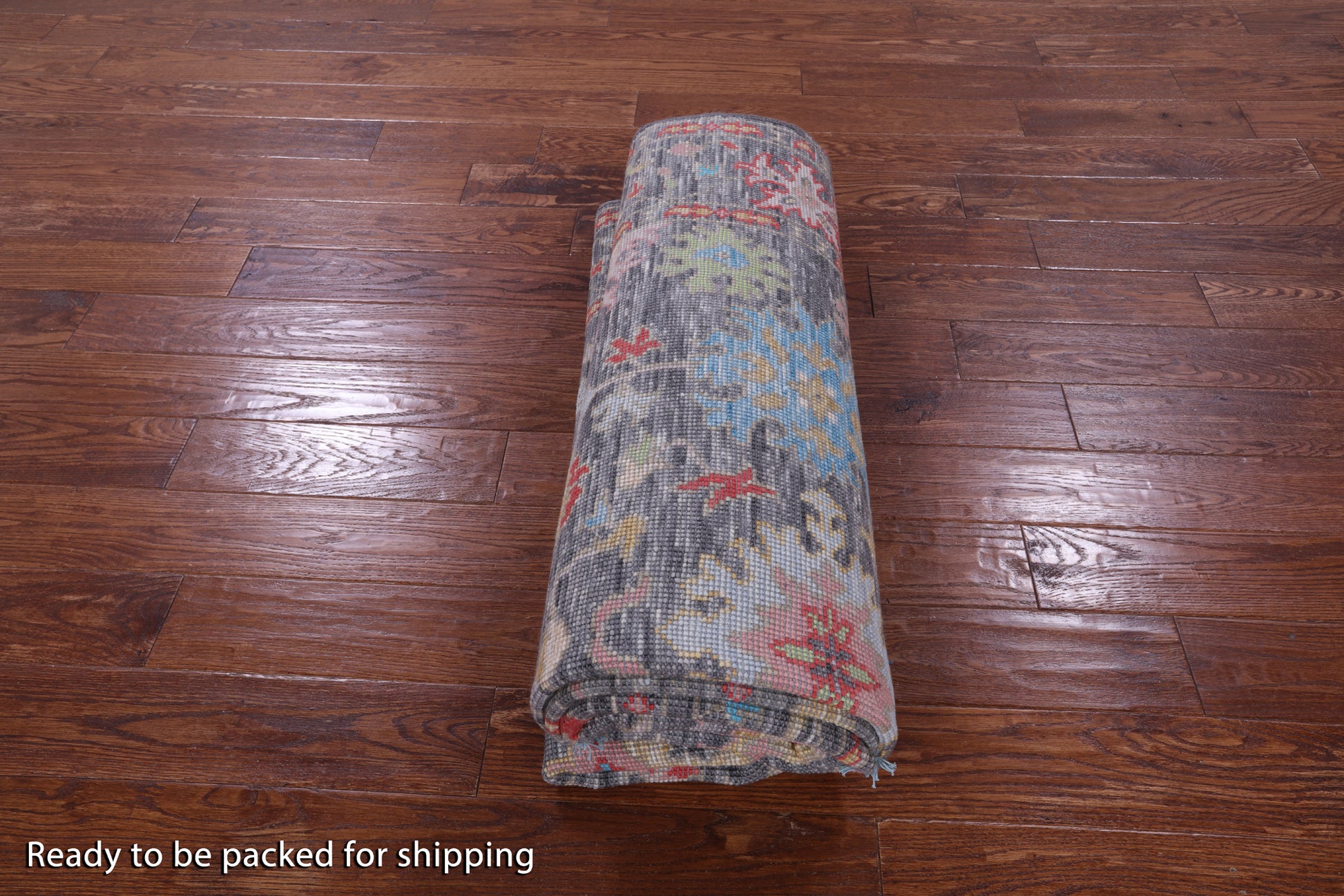 Grey Turkish Oushak Hand Knotted Wool Rug - 6' 2" X 9' 1" - Golden Nile