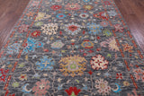 Grey Turkish Oushak Hand Knotted Wool Rug - 6' 2" X 9' 1" - Golden Nile