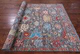 Grey Turkish Oushak Hand Knotted Wool Rug - 6' 2" X 9' 1" - Golden Nile