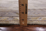 Ivory Turkish Oushak Handmade Wool Area Rug - 8' 2" X 9' 11" - Golden Nile